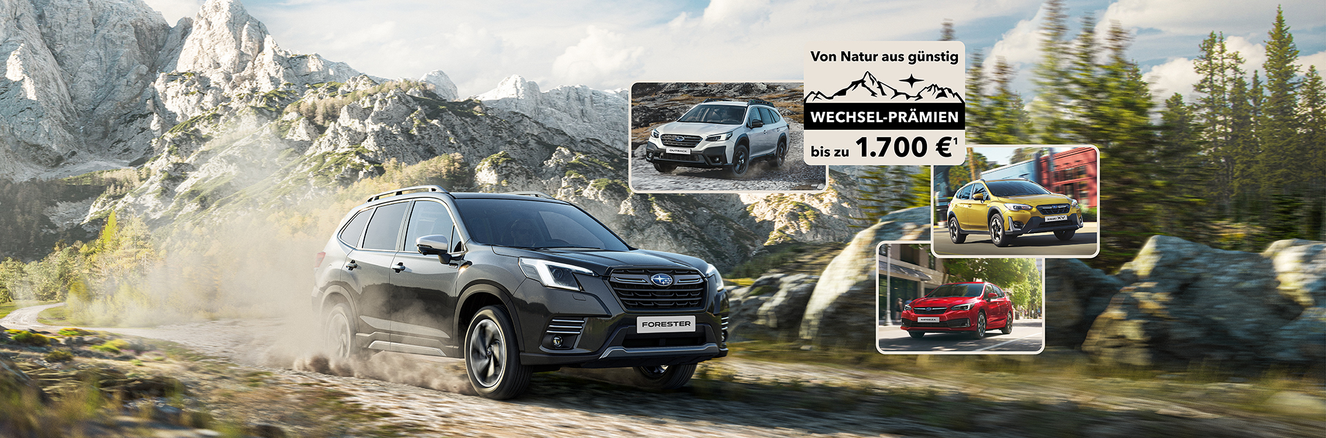 Subaru Wechsel-Prämien : Von Natur aus auf Sparkurs  